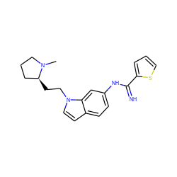 CN1CCC[C@@H]1CCn1ccc2ccc(NC(=N)c3cccs3)cc21 ZINC000034805615