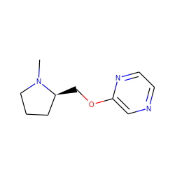 CN1CCC[C@@H]1COc1cnccn1 ZINC000013652945