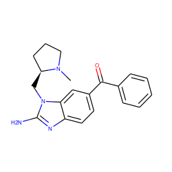 CN1CCC[C@@H]1Cn1c(N)nc2ccc(C(=O)c3ccccc3)cc21 ZINC000084672521