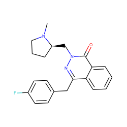 CN1CCC[C@@H]1Cn1nc(Cc2ccc(F)cc2)c2ccccc2c1=O ZINC000071318817