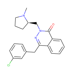 CN1CCC[C@@H]1Cn1nc(Cc2cccc(Cl)c2)c2ccccc2c1=O ZINC000071316962