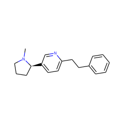 CN1CCC[C@@H]1c1ccc(CCc2ccccc2)nc1 ZINC000028473378