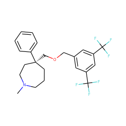 CN1CCC[C@](COCc2cc(C(F)(F)F)cc(C(F)(F)F)c2)(c2ccccc2)CC1 ZINC000034631071