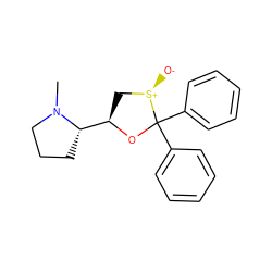 CN1CCC[C@H]1[C@H]1C[S@@+]([O-])C(c2ccccc2)(c2ccccc2)O1 ZINC000040972521