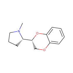 CN1CCC[C@H]1[C@H]1COc2ccccc2O1 ZINC000040834593