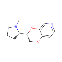 CN1CCC[C@H]1[C@H]1COc2ccncc2O1 ZINC001772623516