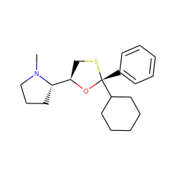 CN1CCC[C@H]1[C@H]1CS[C@](c2ccccc2)(C2CCCCC2)O1 ZINC000035273591