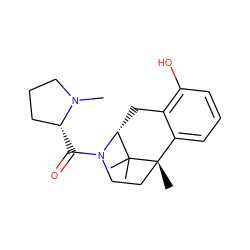 CN1CCC[C@H]1C(=O)N1CC[C@@]2(C)c3cccc(O)c3C[C@@H]1C2(C)C ZINC000201099263