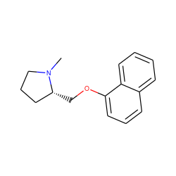 CN1CCC[C@H]1COc1cccc2ccccc12 ZINC000026381957