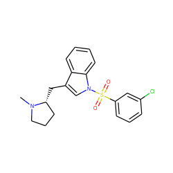 CN1CCC[C@H]1Cc1cn(S(=O)(=O)c2cccc(Cl)c2)c2ccccc12 ZINC000028525877