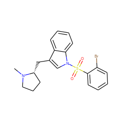 CN1CCC[C@H]1Cc1cn(S(=O)(=O)c2ccccc2Br)c2ccccc12 ZINC000028526036