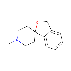 CN1CCC2(CC1)OCc1ccccc12 ZINC000013741526