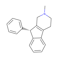 CN1CCC2=C(C1)[C@@H](c1ccccc1)c1ccccc12 ZINC000000968338