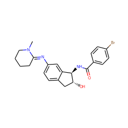 CN1CCCC/C1=N\c1ccc2c(c1)[C@@H](NC(=O)c1ccc(Br)cc1)[C@H](O)C2 ZINC000473083624