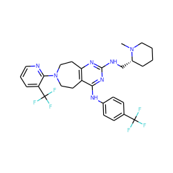 CN1CCCC[C@@H]1CNc1nc2c(c(Nc3ccc(C(F)(F)F)cc3)n1)CCN(c1ncccc1C(F)(F)F)CC2 ZINC000066251143