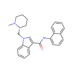 CN1CCCC[C@@H]1Cn1cc(C(=O)Nc2cccc3ccccc23)c2ccccc21 ZINC000017216055