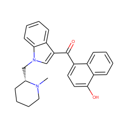 CN1CCCC[C@@H]1Cn1cc(C(=O)c2ccc(O)c3ccccc23)c2ccccc21 ZINC000013672808