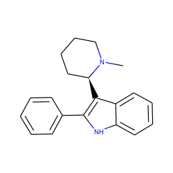 CN1CCCC[C@@H]1c1c(-c2ccccc2)[nH]c2ccccc12 ZINC000013862727