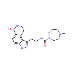 CN1CCCN(C(=O)NCCc2c[nH]c3ccc4c(c23)CCNC4=O)CC1 ZINC000043121101