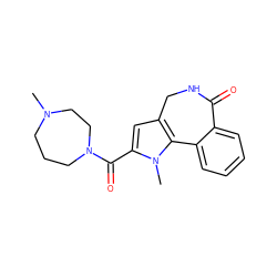 CN1CCCN(C(=O)c2cc3c(n2C)-c2ccccc2C(=O)NC3)CC1 ZINC000169352953