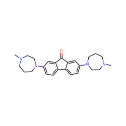 CN1CCCN(c2ccc3c(c2)C(=O)c2cc(N4CCCN(C)CC4)ccc2-3)CC1 ZINC000038319491