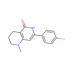 CN1CCCc2c1cc(-c1ccc(Cl)cc1)[nH]c2=O ZINC000146039060