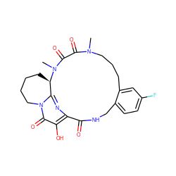 CN1CCCc2cc(F)ccc2CNC(=O)c2nc3n(c(=O)c2O)CCCC[C@H]3N(C)C(=O)C1=O ZINC000103246155