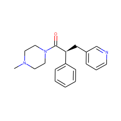 CN1CCN(C(=O)[C@@H](Cc2cccnc2)c2ccccc2)CC1 ZINC000062066312