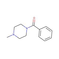 CN1CCN(C(=O)c2ccccc2)CC1 ZINC000013731504