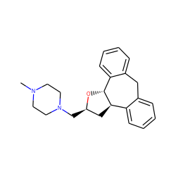 CN1CCN(C[C@@H]2C[C@@H]3c4ccccc4Cc4ccccc4[C@H]3O2)CC1 ZINC000026668345