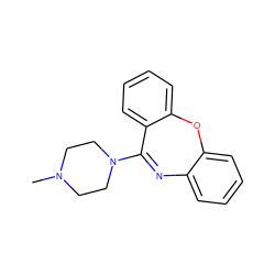 CN1CCN(C2=Nc3ccccc3Oc3ccccc32)CC1 ZINC000027304184