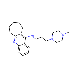 CN1CCN(CCCNc2c3c(nc4ccccc24)CCCCC3)CC1 ZINC000022930430