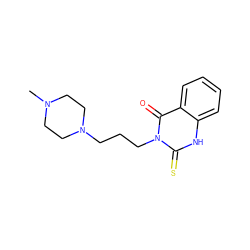 CN1CCN(CCCn2c(=S)[nH]c3ccccc3c2=O)CC1 ZINC000022275965