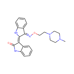 CN1CCN(CCO/N=C2C(=C3/C(=O)Nc4ccccc43)/Nc3ccccc3/2)CC1 ZINC001772633172