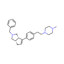 CN1CCN(CCc2ccc(C3=CC[C@@H]4CN(Cc5ccccc5)C[C@H]34)cc2)CC1 ZINC000029128054