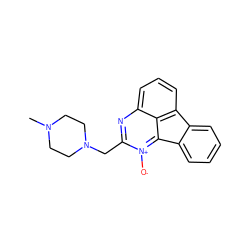 CN1CCN(Cc2nc3cccc4c3c([n+]2[O-])-c2ccccc2-4)CC1 ZINC000019366230
