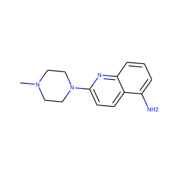 CN1CCN(c2ccc3c(N)cccc3n2)CC1 ZINC000095555610