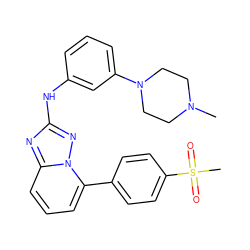 CN1CCN(c2cccc(Nc3nc4cccc(-c5ccc(S(C)(=O)=O)cc5)n4n3)c2)CC1 ZINC000096169617