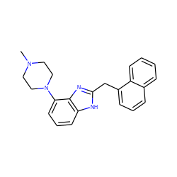 CN1CCN(c2cccc3[nH]c(Cc4cccc5ccccc45)nc23)CC1 ZINC000045246064