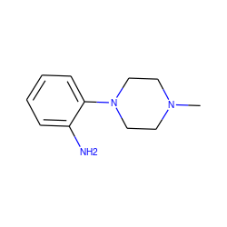 CN1CCN(c2ccccc2N)CC1 ZINC000000555435