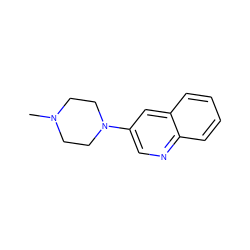 CN1CCN(c2cnc3ccccc3c2)CC1 ZINC000039270834