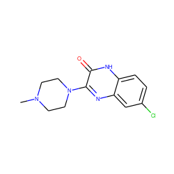 CN1CCN(c2nc3cc(Cl)ccc3[nH]c2=O)CC1 ZINC000029055265