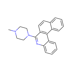 CN1CCN(c2nc3ccccc3c3c2ccc2ccccc23)CC1 ZINC000013742149