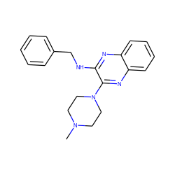 CN1CCN(c2nc3ccccc3nc2NCc2ccccc2)CC1 ZINC000029053952