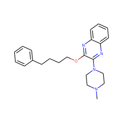 CN1CCN(c2nc3ccccc3nc2OCCCCc2ccccc2)CC1 ZINC000029053752