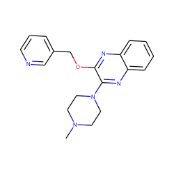 CN1CCN(c2nc3ccccc3nc2OCc2cccnc2)CC1 ZINC000029053557