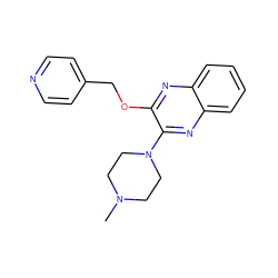 CN1CCN(c2nc3ccccc3nc2OCc2ccncc2)CC1 ZINC000029053562