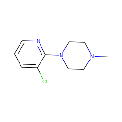 CN1CCN(c2ncccc2Cl)CC1 ZINC000008700533