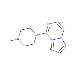 CN1CCN(c2nccn3ccnc23)CC1 ZINC000013728043