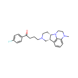 CN1CCN2c3c(cccc31)[C@@H]1CN(CCCC(=O)c3ccc(F)cc3)CC[C@@H]12 ZINC000116262036